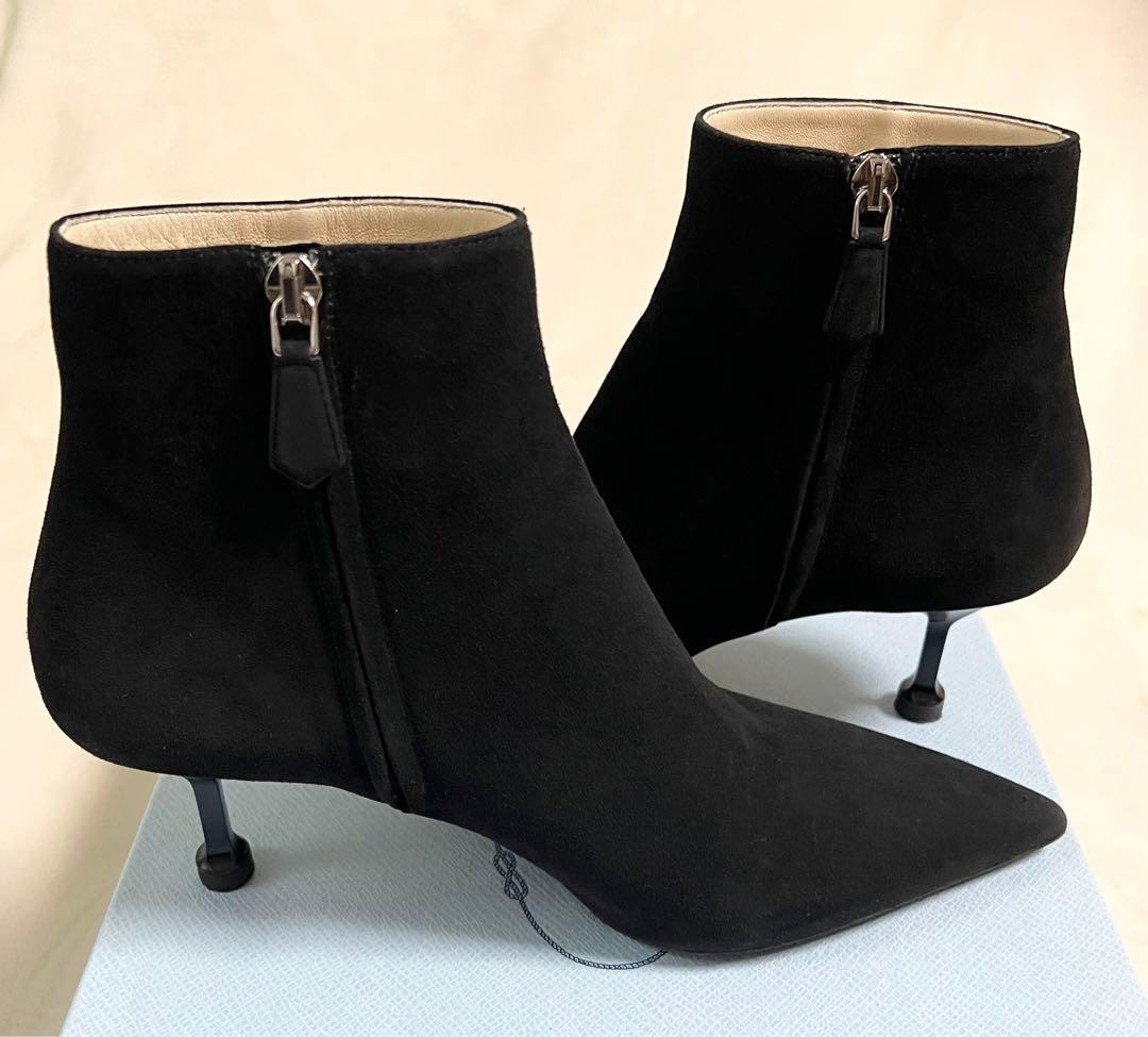 【Michael様】極美品！PRADA プラダ CAMOSCIO ショートブーツ