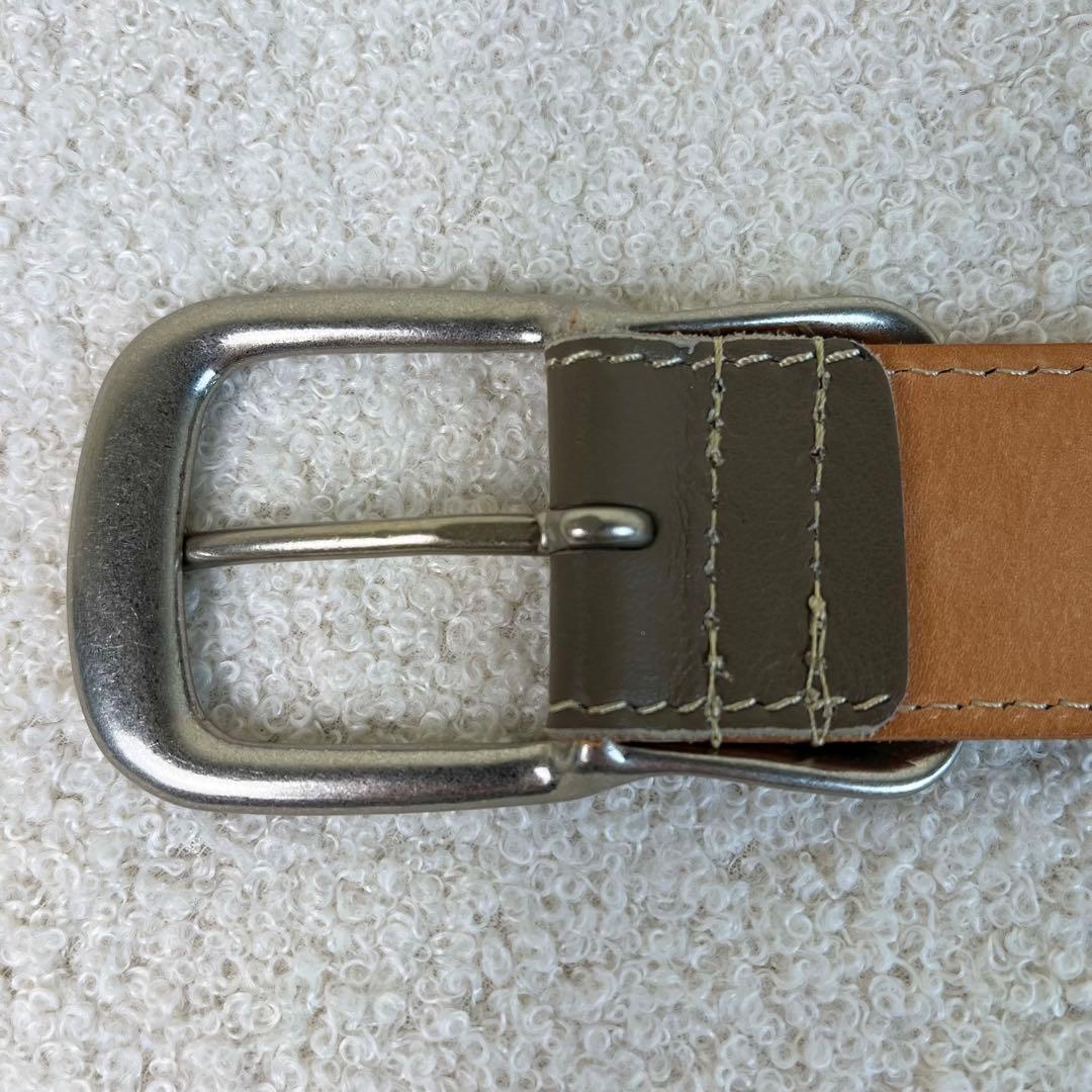 未使用級　Y's　ヨウジヤマモト　レザーベルト　日本製　アッシュブラウン