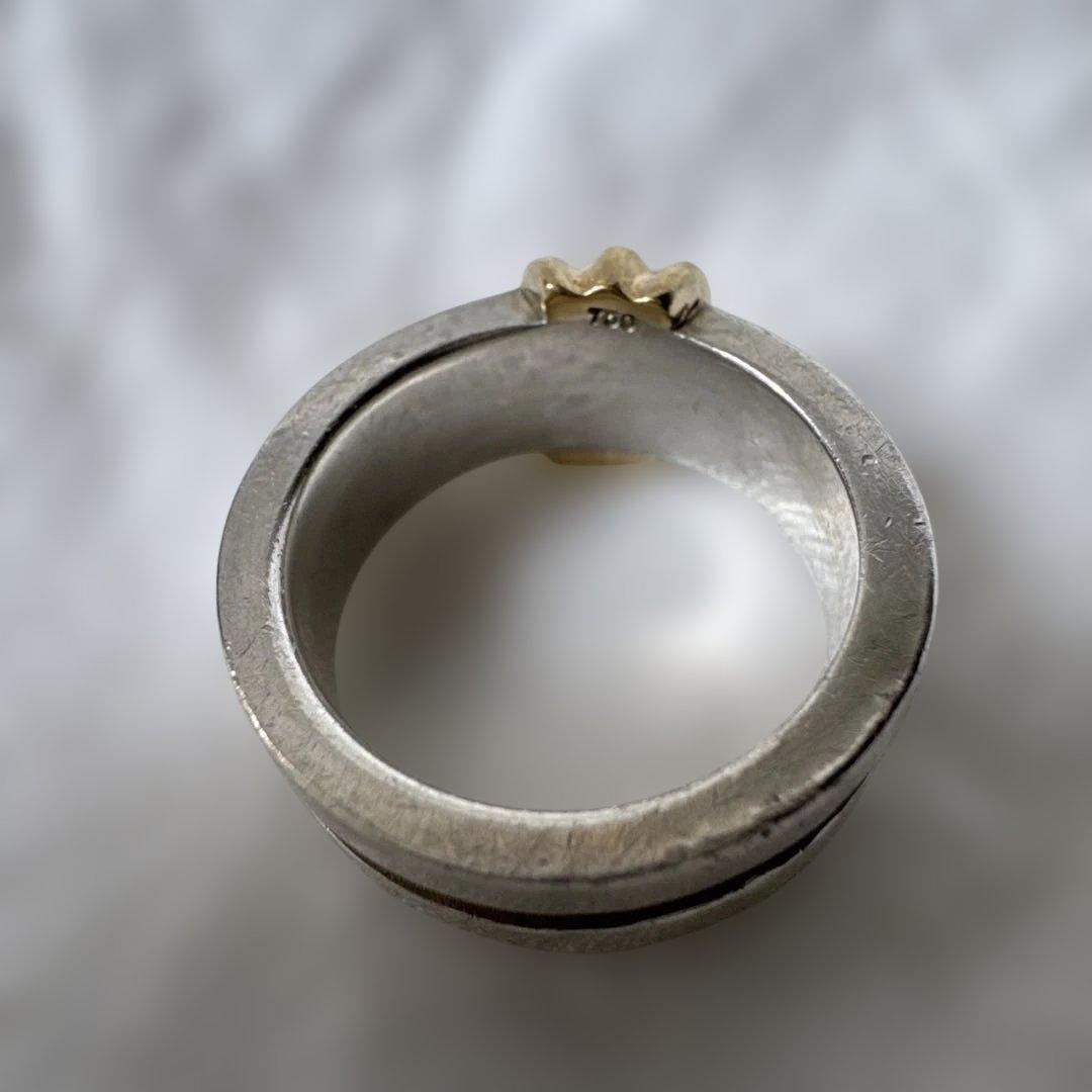 Tiffany ティファニー グルーブドウィズ3ロウ リング 11.5号