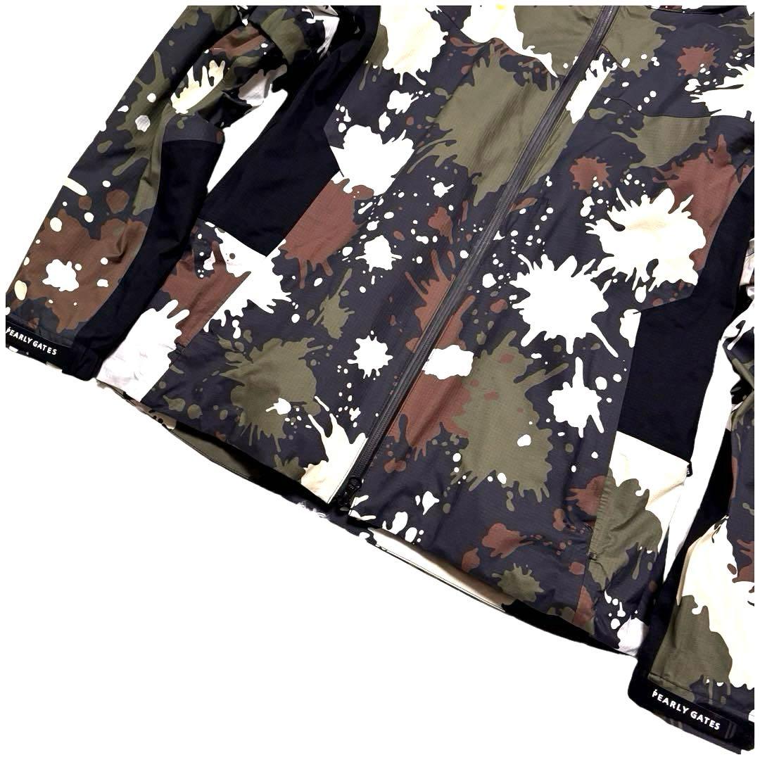 ✨美品✨PEARLY GATES　4way　ブルゾン カモフラ　バッグロゴ　M
