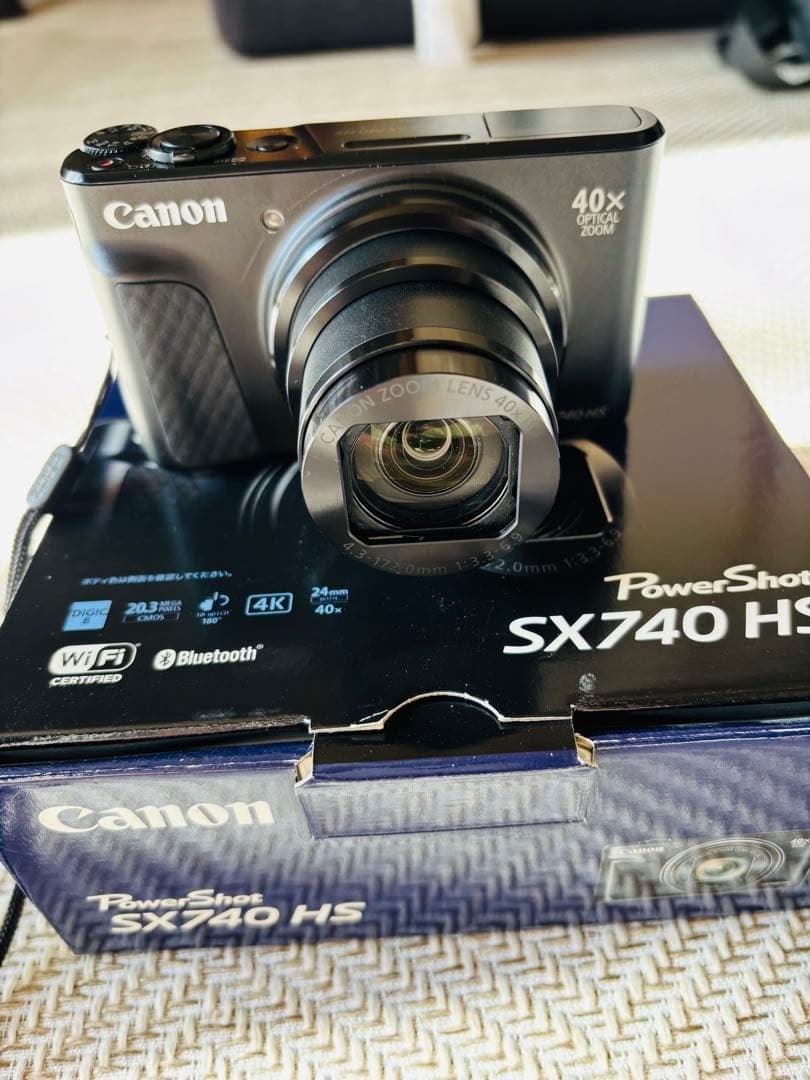 デジタルカメラ Canon PowerShot SX740 HS BK