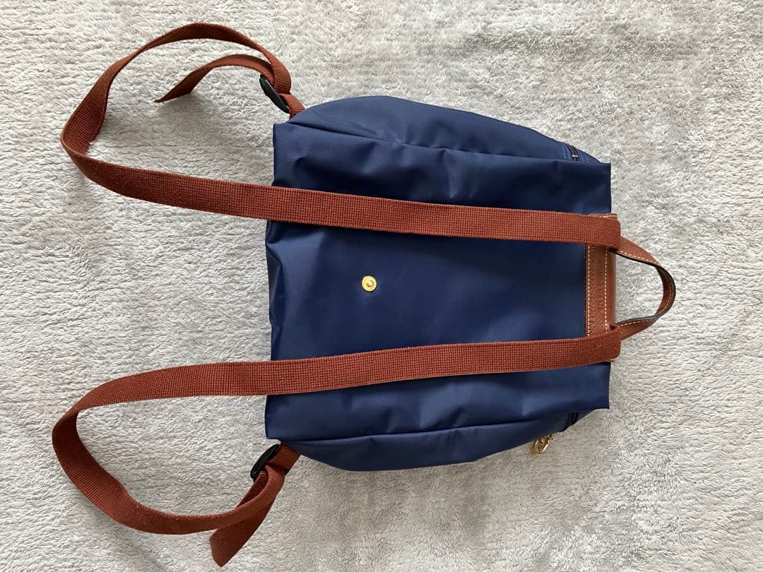 【美品】Longchamp ロンシャン プリアージュ リュック ネイビー