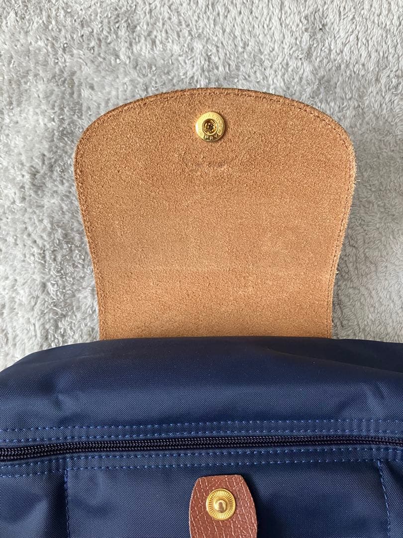 【美品】Longchamp ロンシャン プリアージュ リュック ネイビー