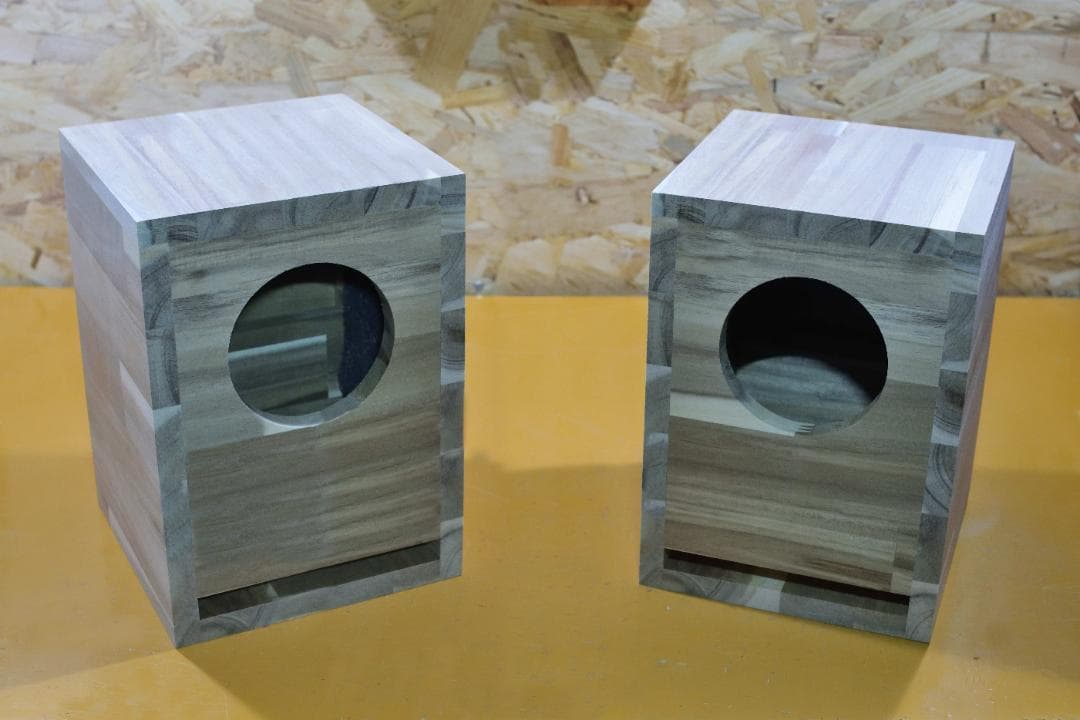 【BS-10・組立済】長岡鉄男氏 10cmユニット バスレフ スピーカー