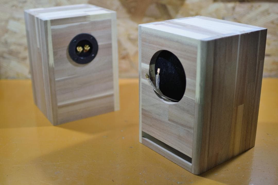 【BS-10・組立済】長岡鉄男氏 10cmユニット バスレフ スピーカー