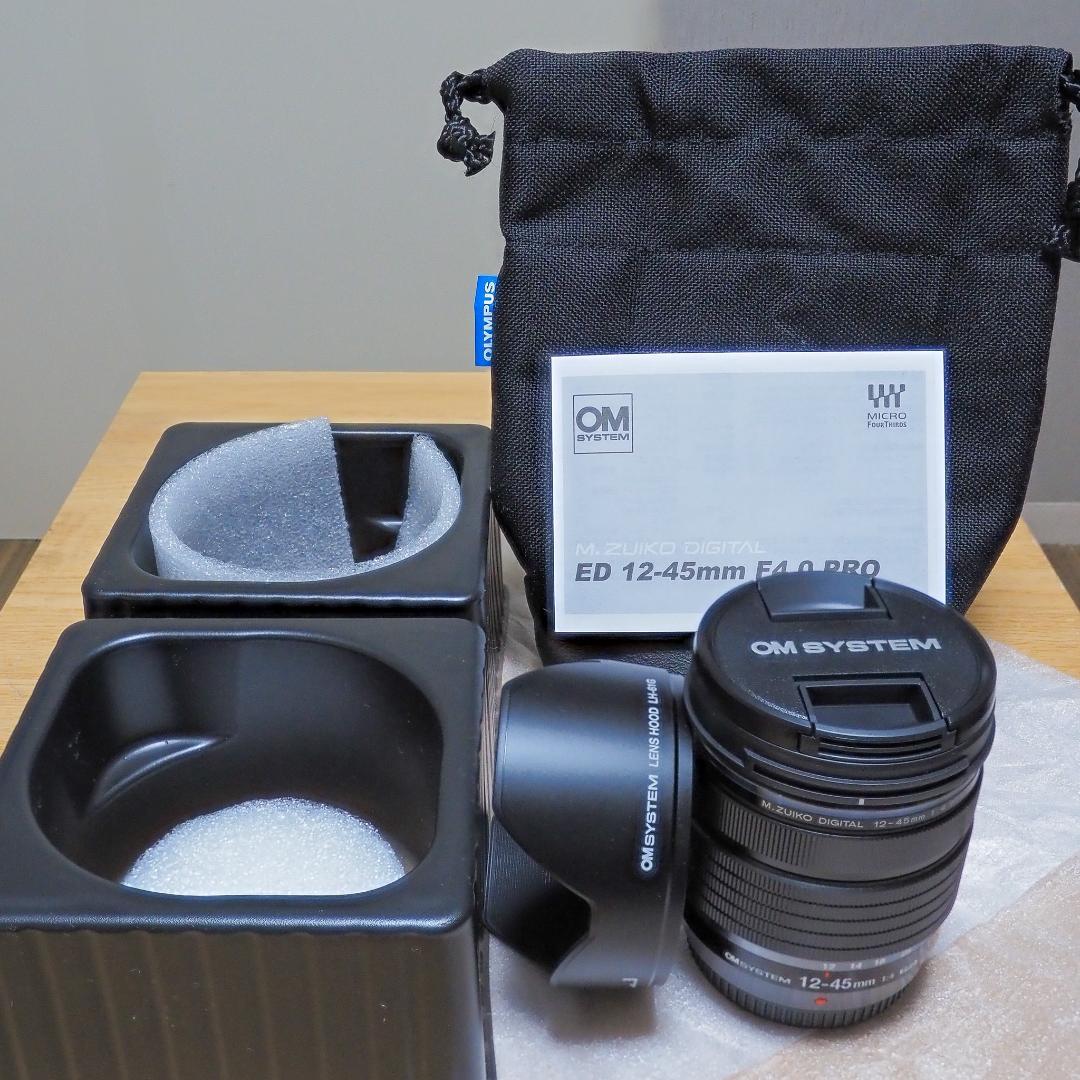 【新品未使用】OM SYSTEM 12-45mm F4.0 PROレンズ