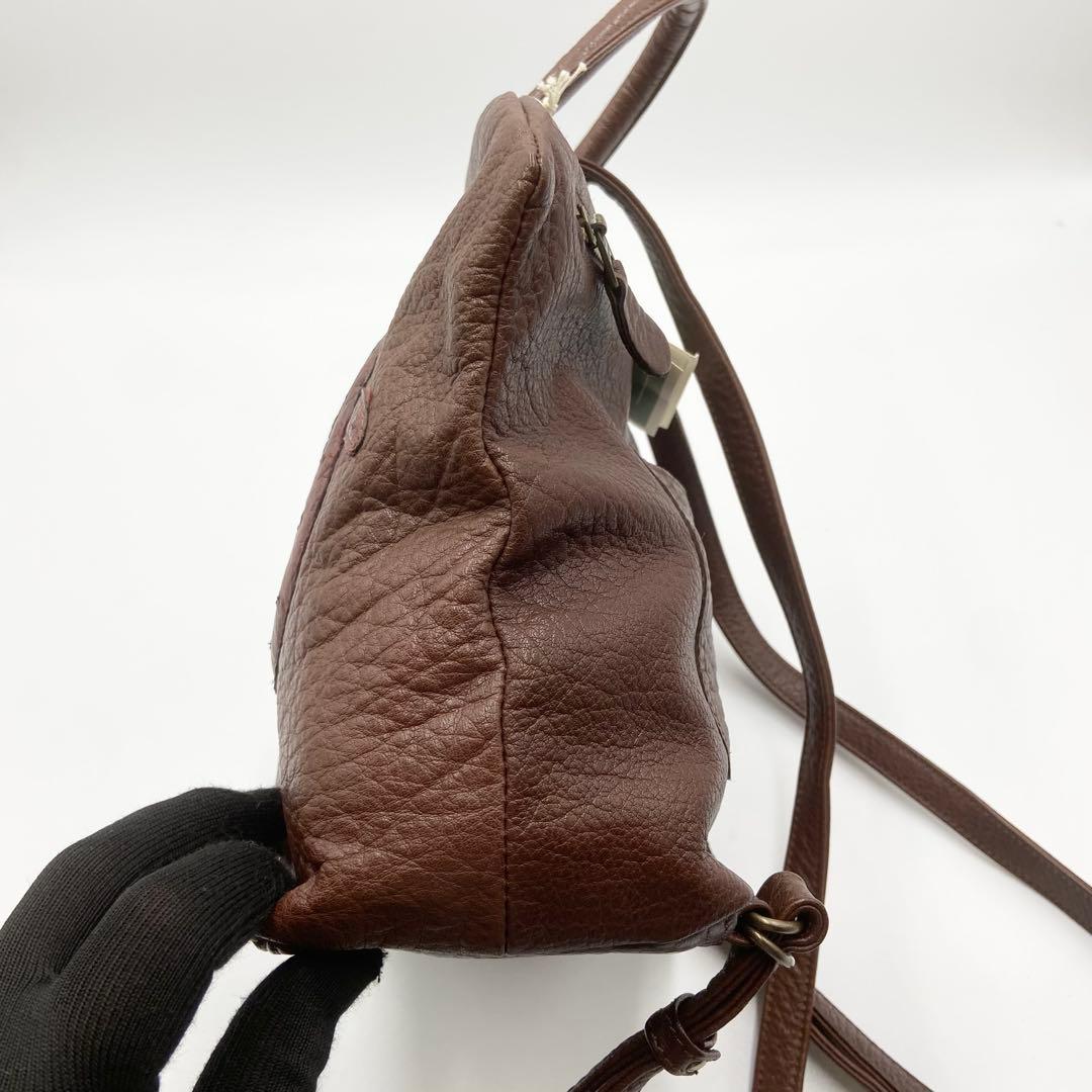 新品未使用　IBIZA イビサ　オーストリッチ　バックパック　レザー　ブラウン