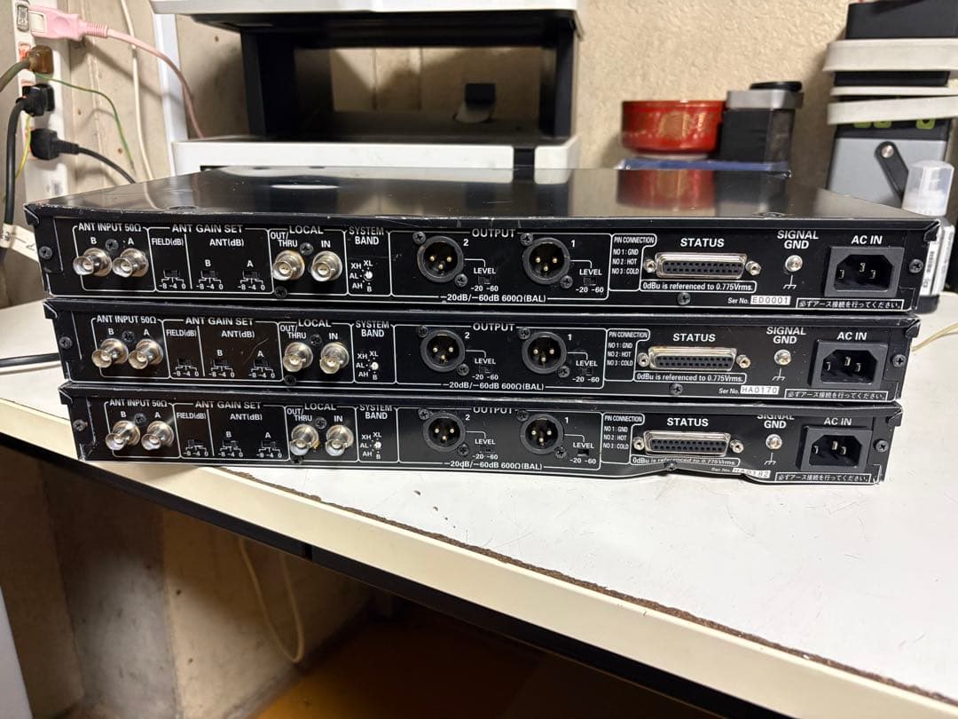 Panasonic RAMSA WX-R822 通電確認済　ジャンク　3点セット