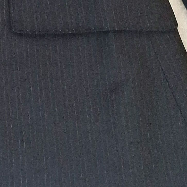 23区 ビジネス パンツスーツ ストライプ ネイビー 38 M セットアップ