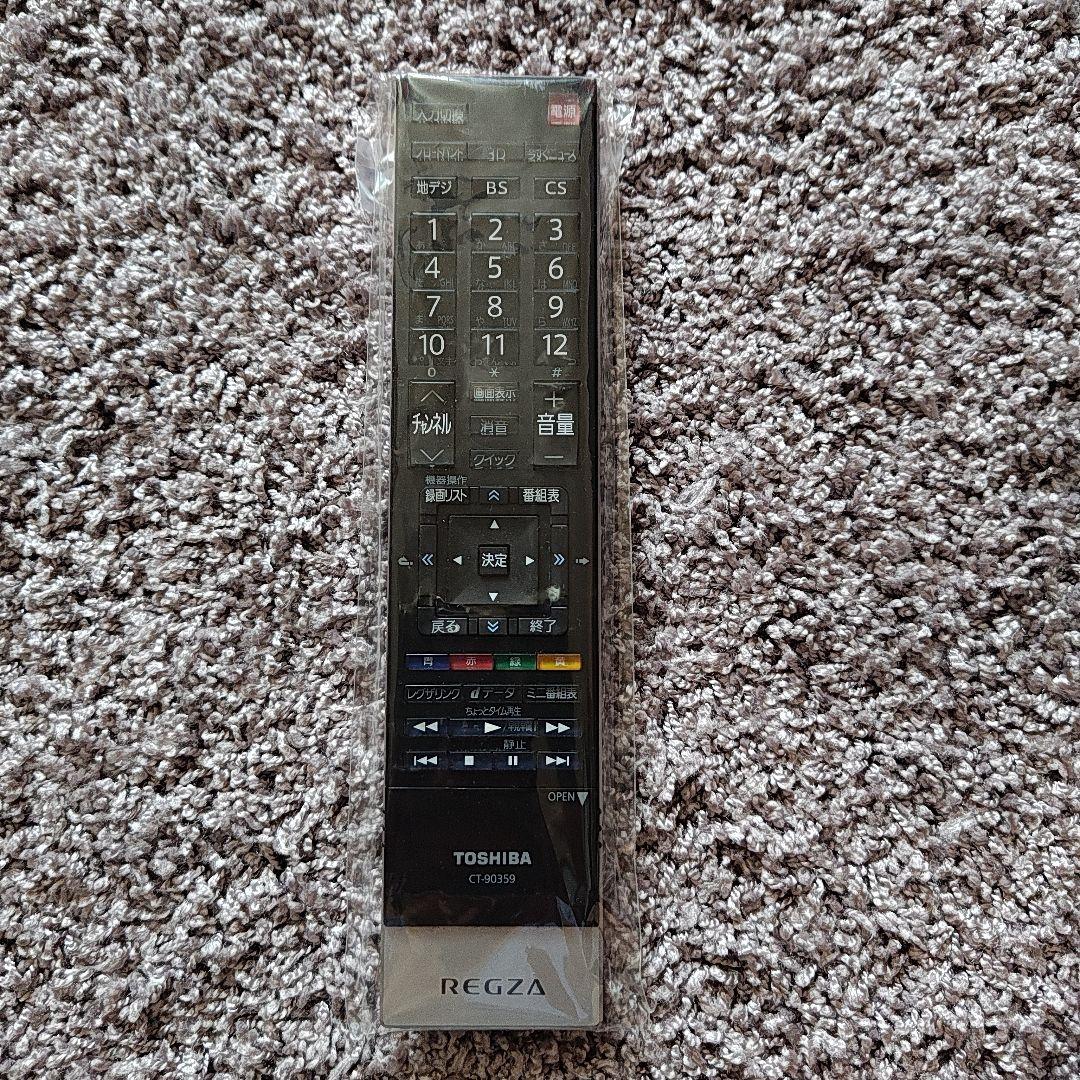 TOSHIBA REGZA 純正テレビ用リモコンCT−90359