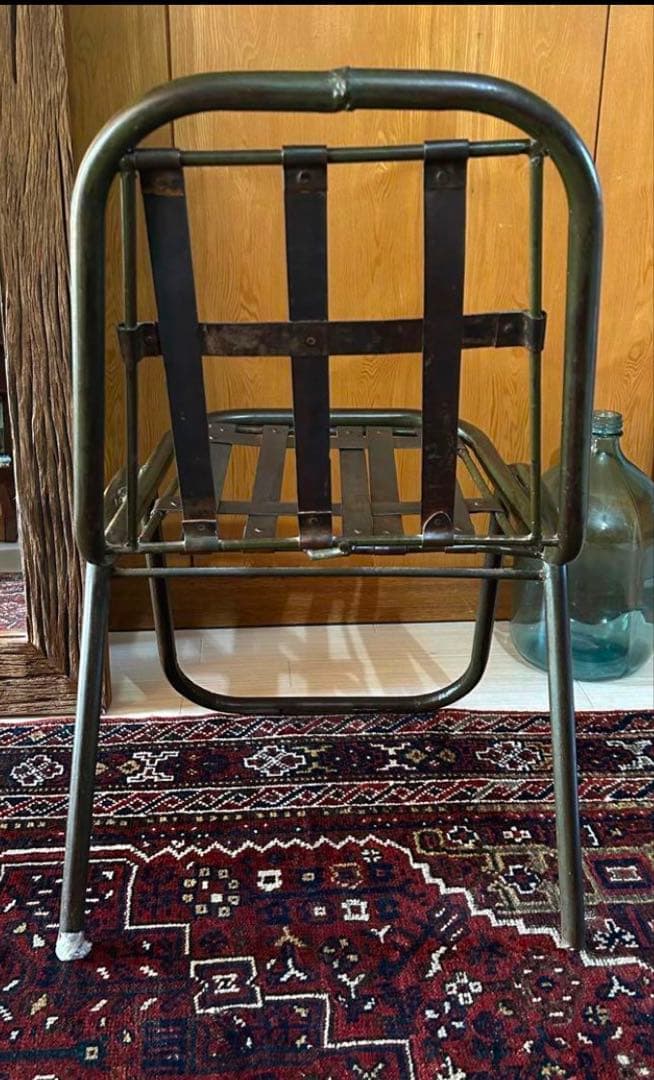 アイアン　チェア　インダストリアル　ヴィンテージ　男前　クラッシュゲート①