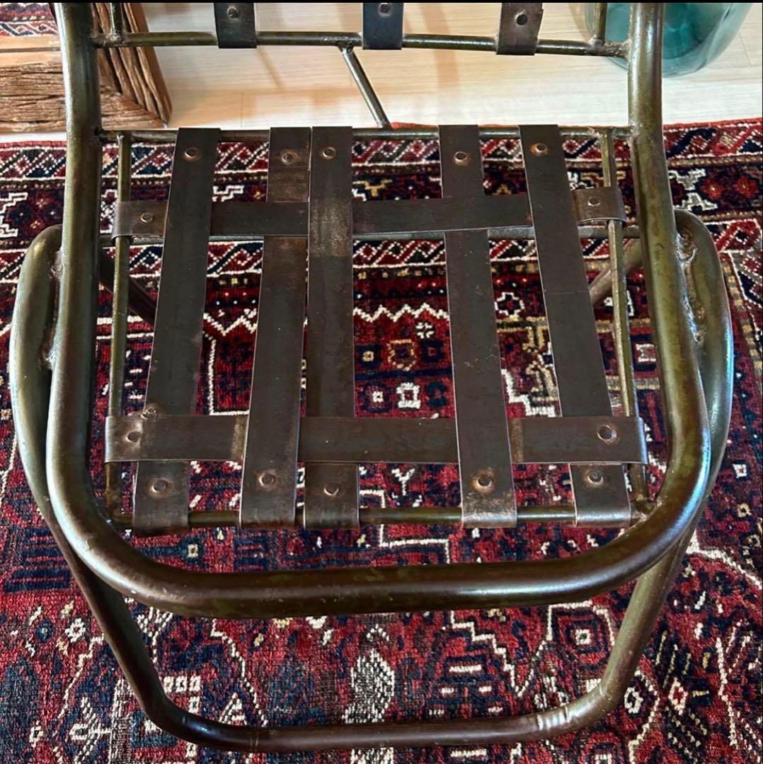 アイアン　チェア　インダストリアル　ヴィンテージ　男前　クラッシュゲート①