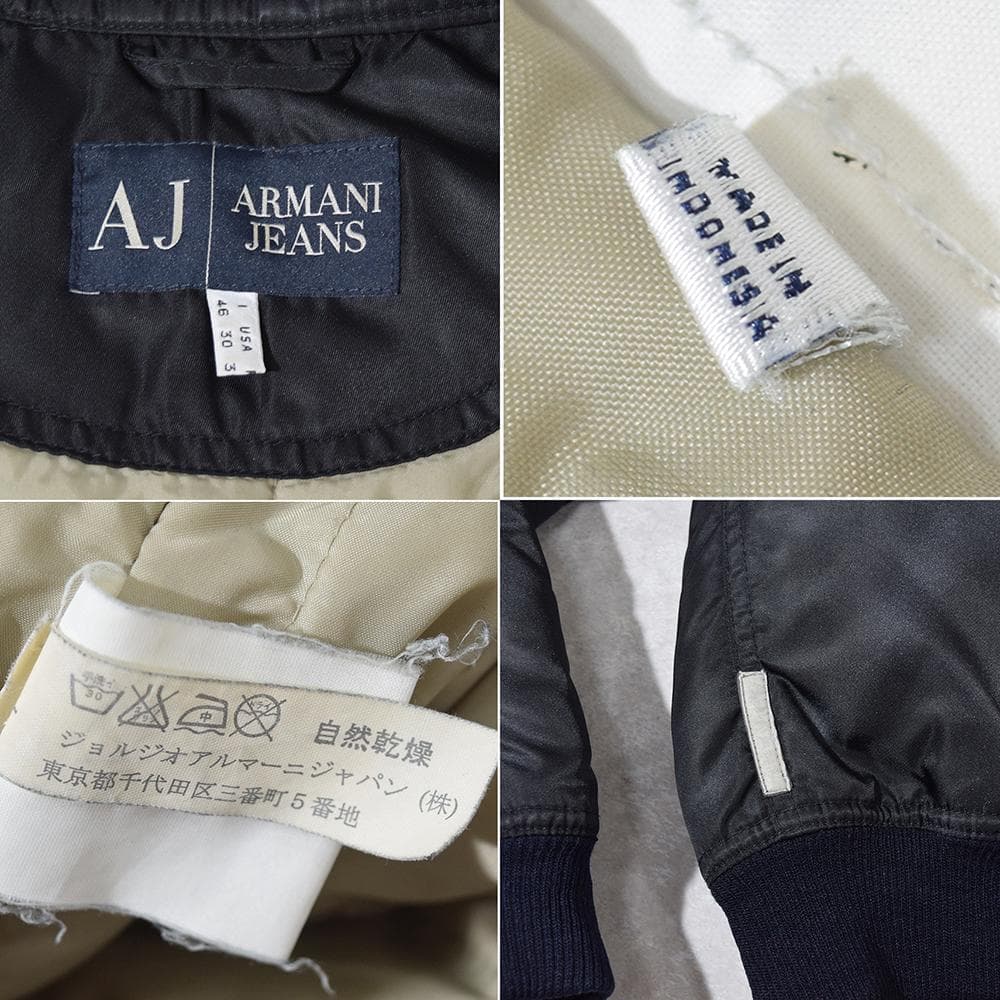 ジャケット・アウター 00s ARMANI JEANS puffer bomber jacket