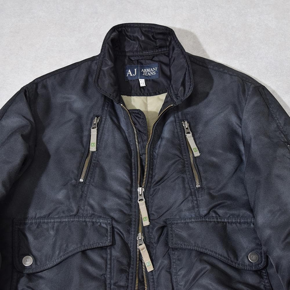 ジャケット・アウター 00s ARMANI JEANS puffer bomber jacket