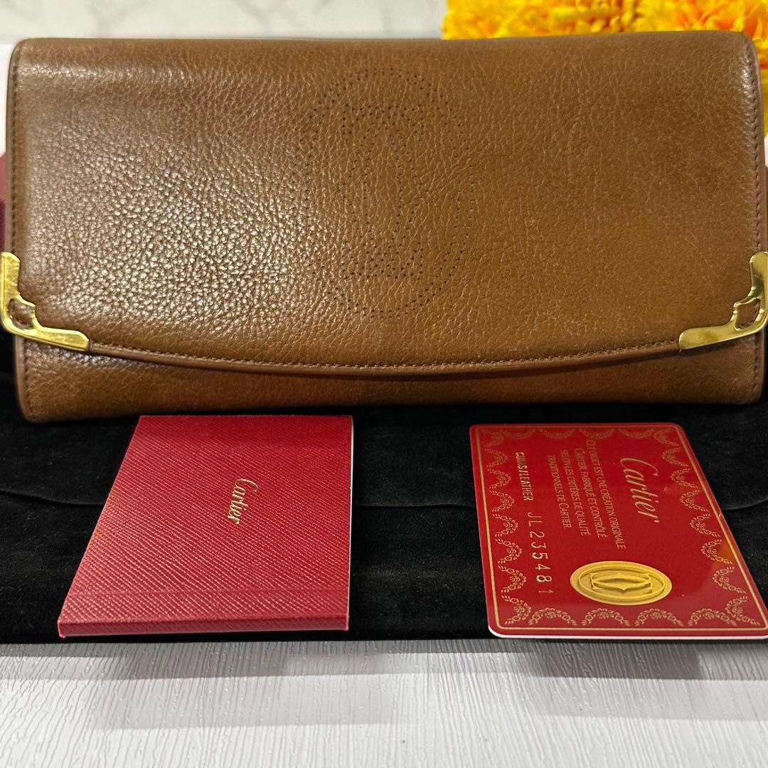 新品同様‼️ カルティエ　Cartier 財布　長財布　マルチェロ