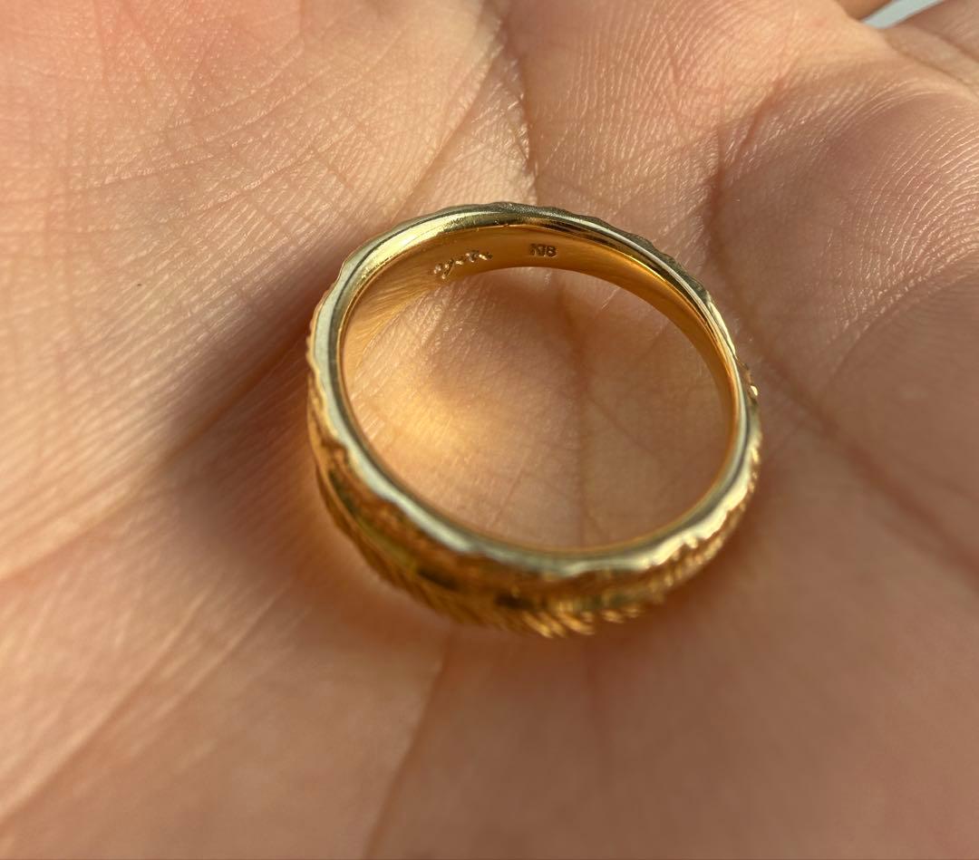 アガット agete K18 ゴールド リング　10号