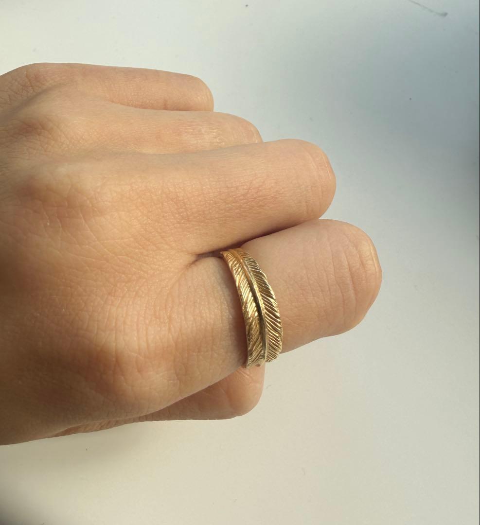 アガット agete K18 ゴールド リング　10号