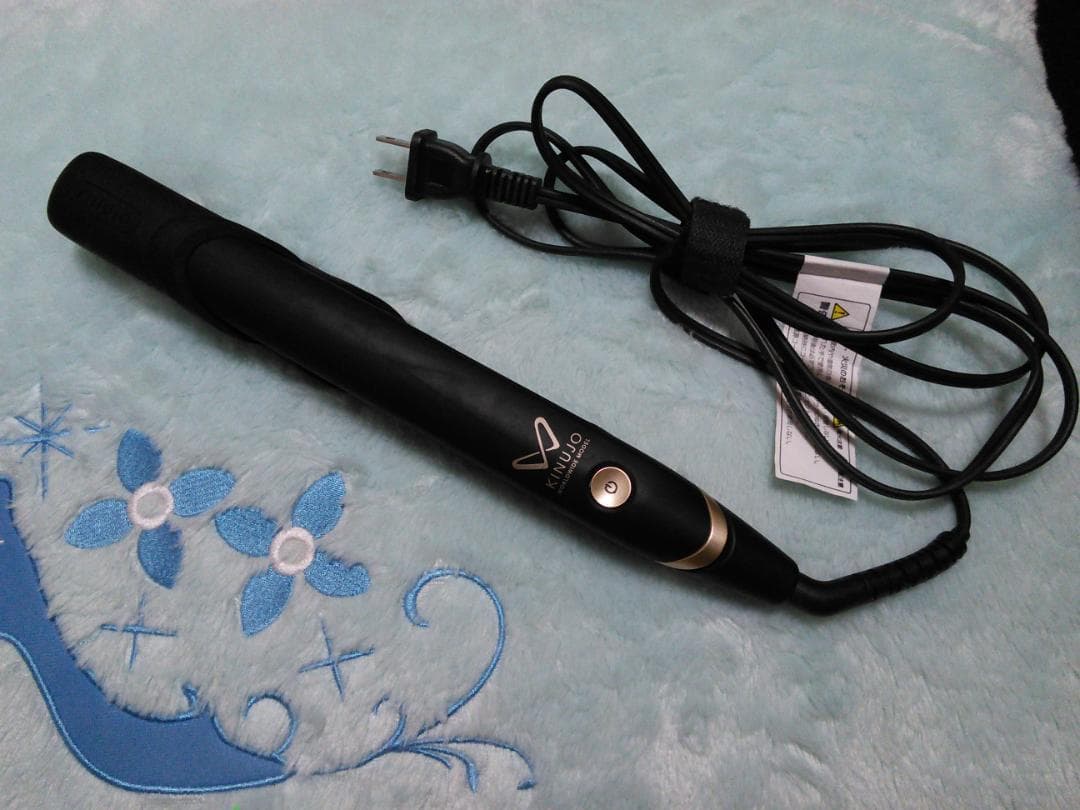 KINUJO 　 ストレート　ヘアアイロン　 ブラック　海外対応