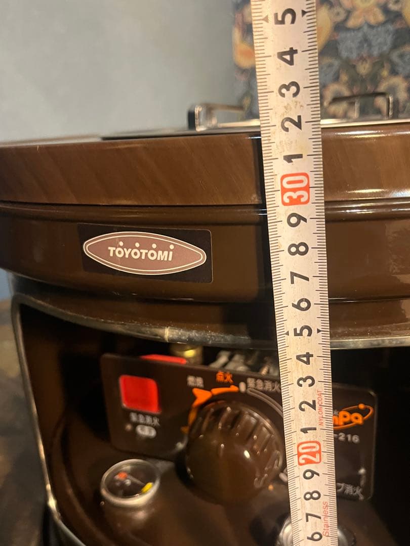 ほぼ未使用 TOYOTOMI トヨトミ HH-216 石油コンロ 火鉢型ストーブ