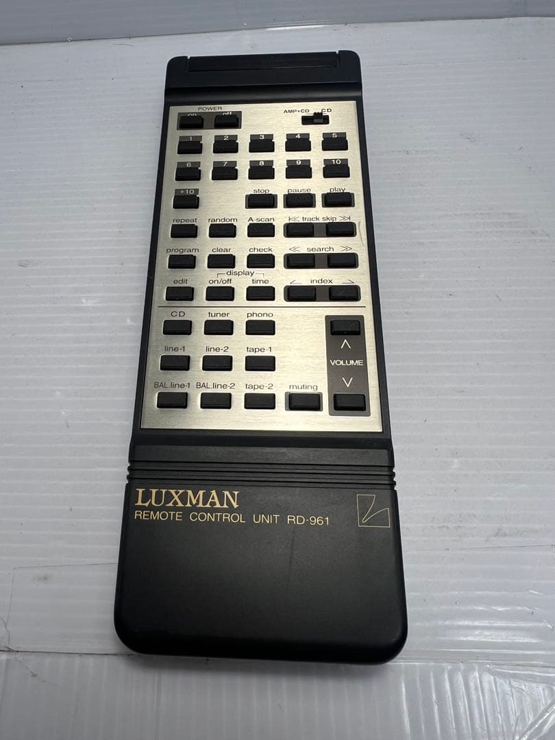 LUXMAN ラックスマン CDプレイヤー リモコン RD-961