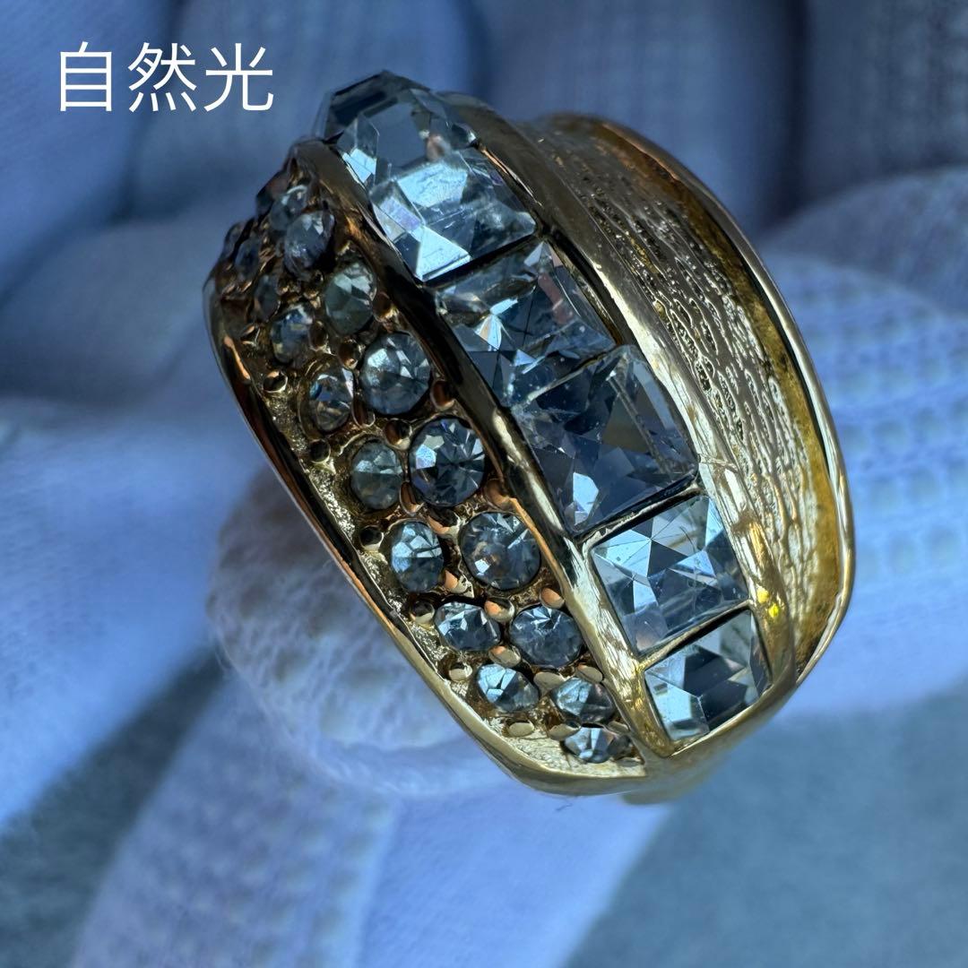 【希少】Diorヴィンテージ リング ゴールド フリーサイズ 現状12号#145