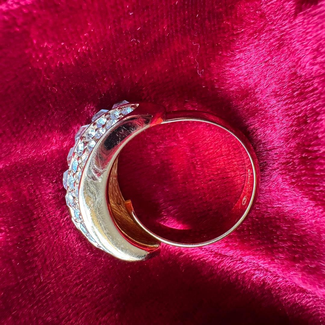 【希少】Diorヴィンテージ リング ゴールド フリーサイズ 現状12号#145