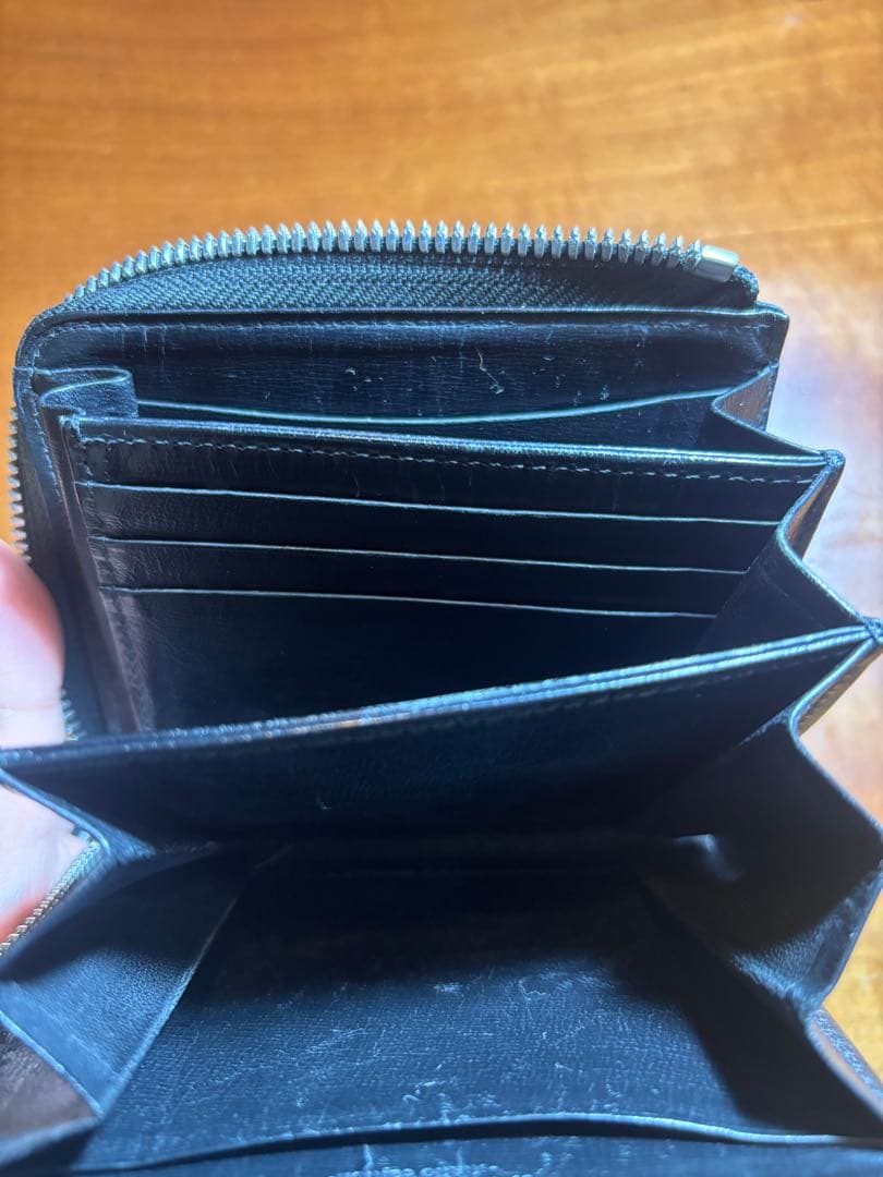 WARMCRAFTS MANUFACTURE L字ファスナー財布 ネイビー