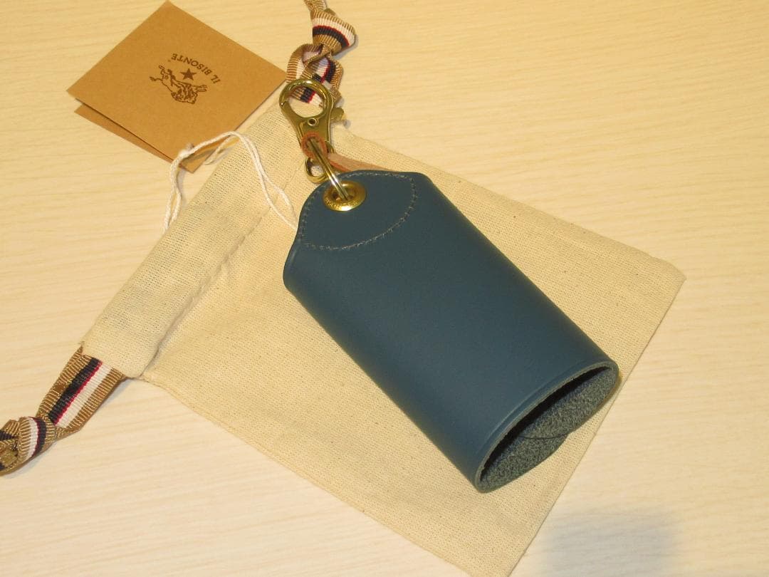 【新品・タグ付き】　イルビゾンテ限定カラーキーケース　(フォレストグリーン)