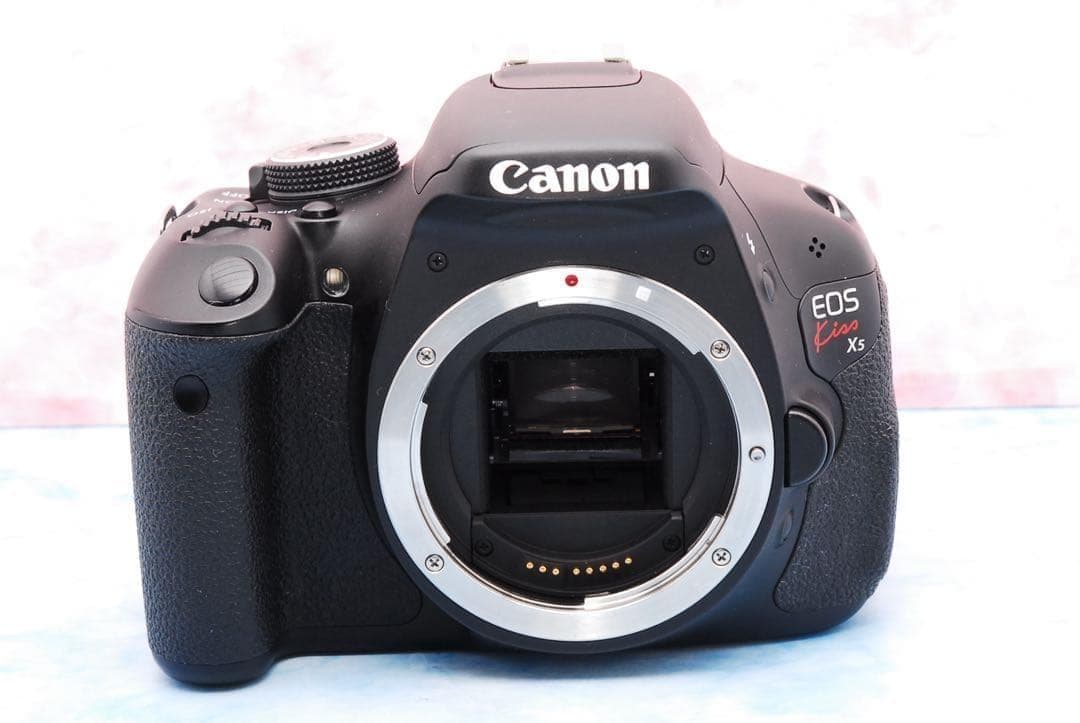 キャノン Kiss X5☆Wレンズ＆バッグ☆一眼レフカメラ☆ショット数少！