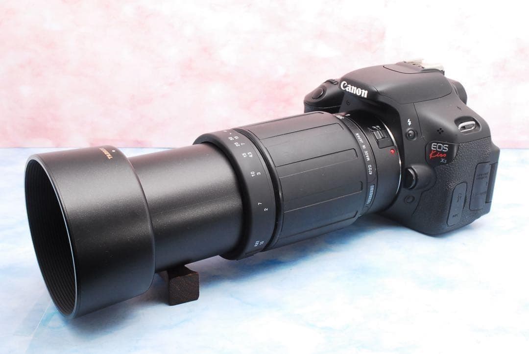 キャノン Kiss X5☆Wレンズ＆バッグ☆一眼レフカメラ☆ショット数少！