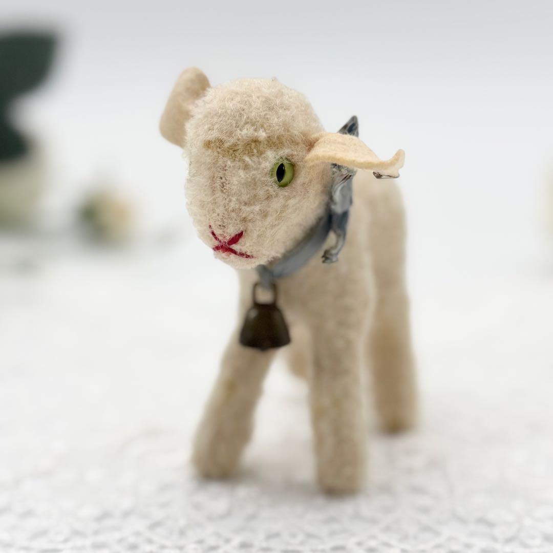 シュタイフ★Lamby 10cm★最小サイズ/ヒツジのランビー/ひつじ/羊/ラム