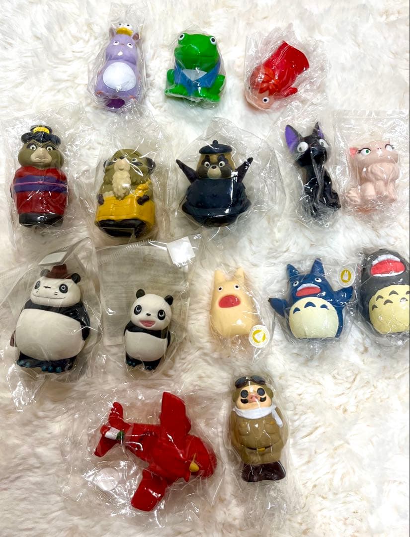 崖の上のポニョ ソフビ1点 ジブリ フ指人形 まとめ売り 未開封あり