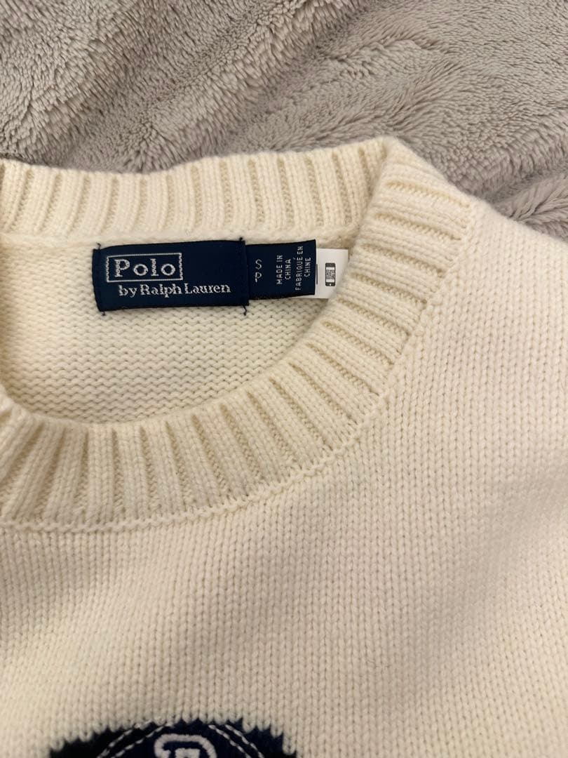 POLOラルフローレン ポロベア　ニット ウール×カシミヤ混