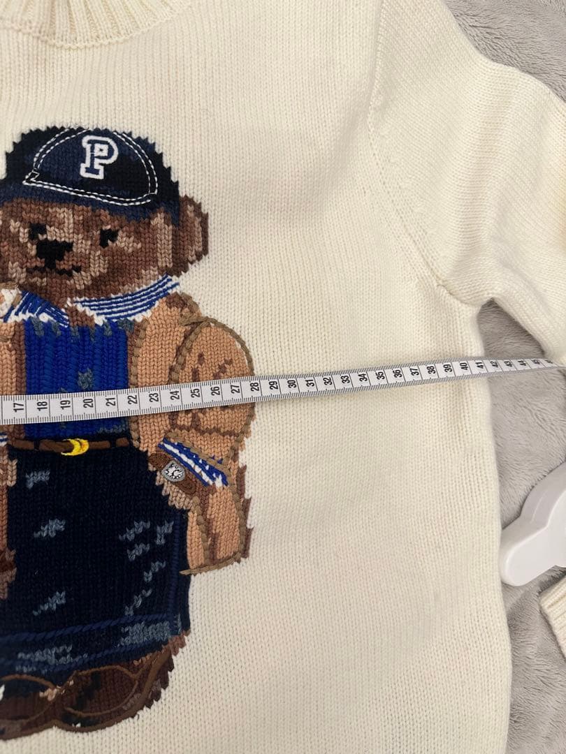 POLOラルフローレン ポロベア　ニット ウール×カシミヤ混