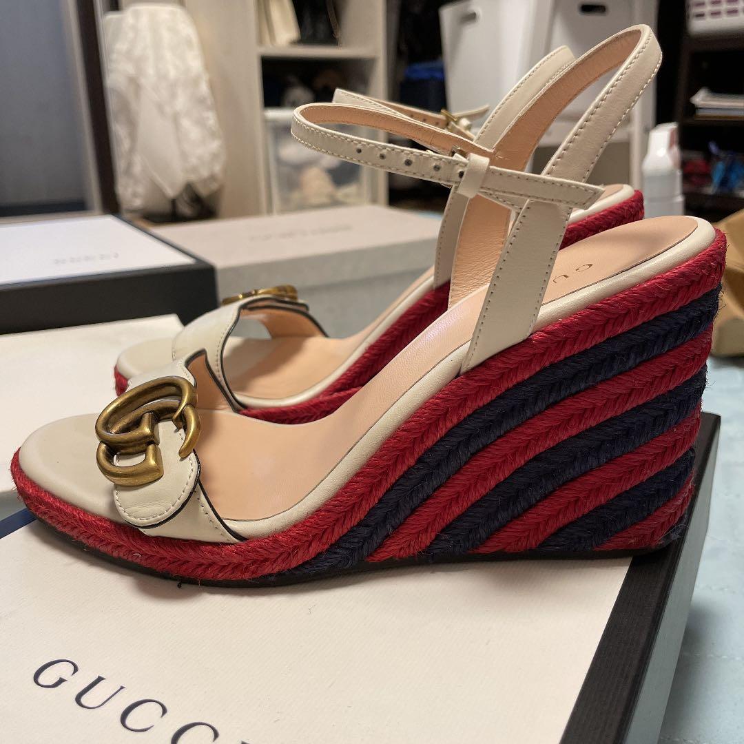 グッチ　靴　サンダル GG