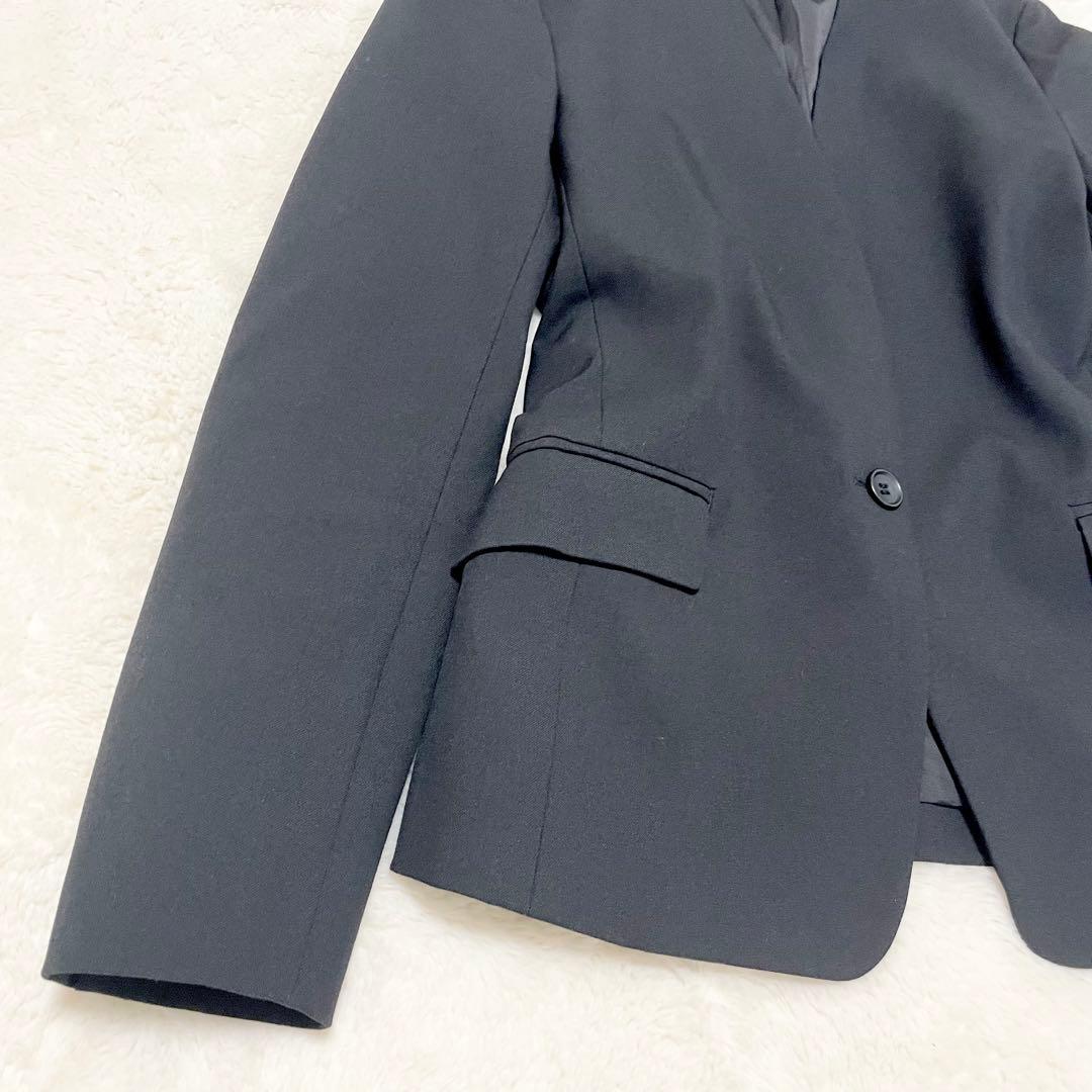 【極美品★】 PLST プラステ ビジネス スーツ ノーカラー