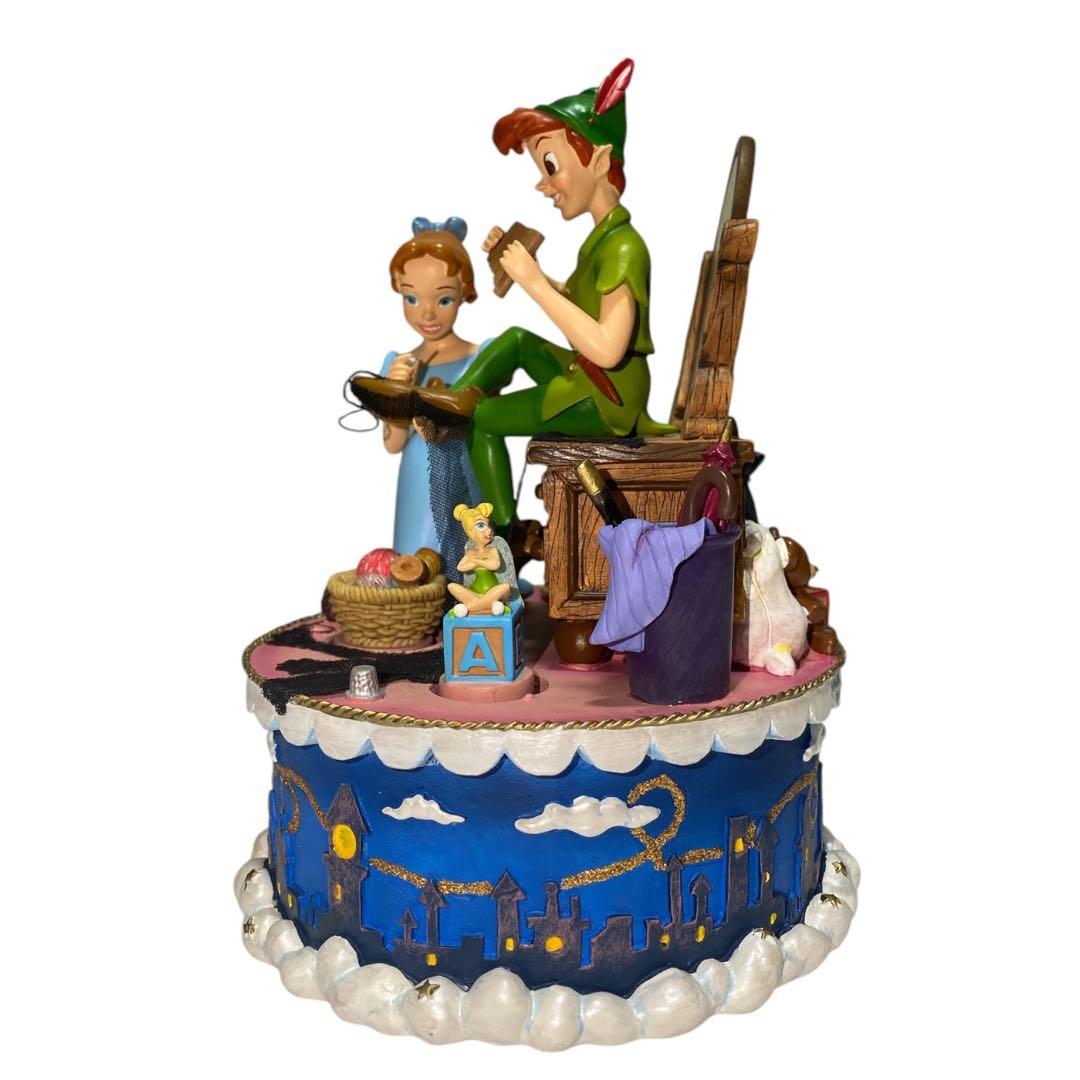 Disney ピーターパン からくりオルゴール You can fly 箱付き
