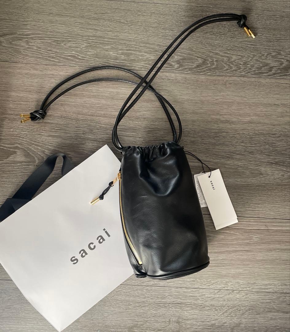 sacai s Drawstring Bag / Leather ユニセックス