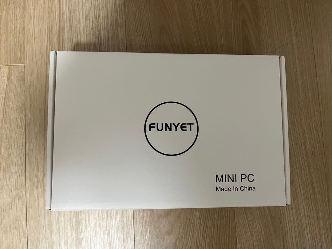 【新品】ミニPC FUNYET 最新第12世代 インテル8GB+256GB