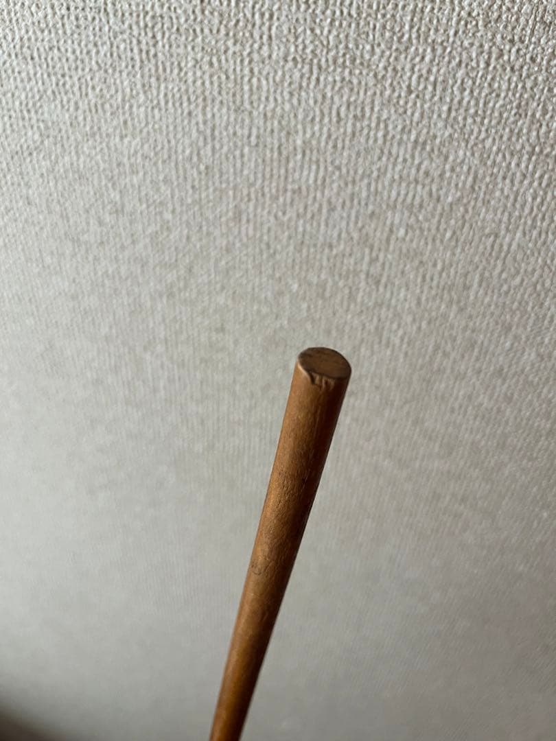 ヴィンテージ長い柄の木製ハンガー インテリアディスプレイ店舗什器