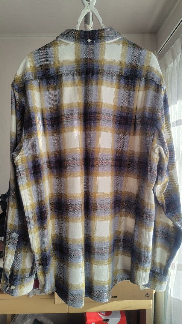 k*7様 Supreme 22ss Brushed Plaid Flannel
