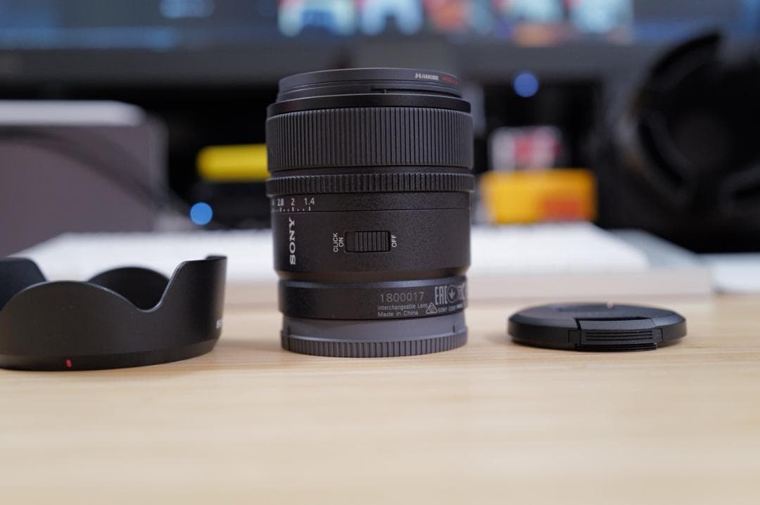 【美品】SONY E 15mm F1.4 広角 単焦点レンズ SEL15F14G
