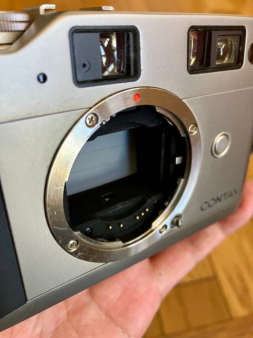 CONTAX G1+レンズ3本（28,45,90mm）+フラッシュTLA200等