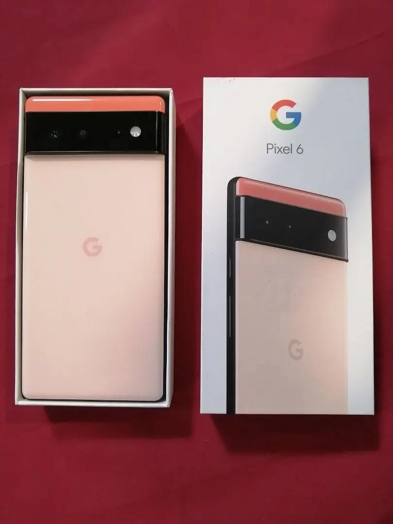 ⚠️割れ⚠️GooglePixel 6 Kinda Coral カインダコーラル