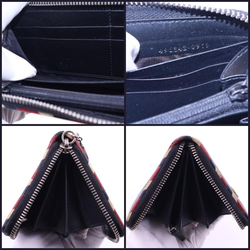 つーにぃ★GUCCI長財布ナイトクーリエ　GGスプリーム　ジップアラウンド