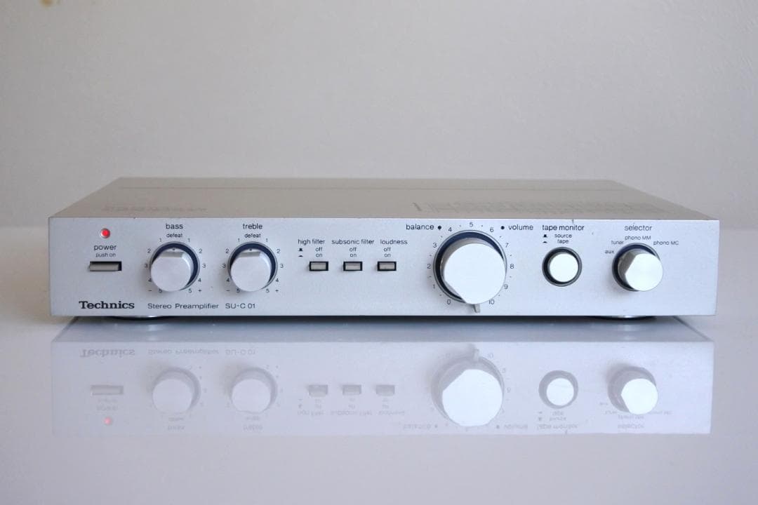 Technics SU-C01 プリアンプ オーバーホール済製品 正常動作品