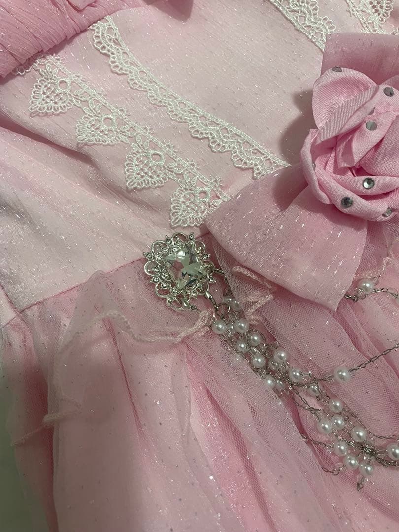 ゴスロリ・ロリータ ピンクドレス コスプレ　天使系　姫系