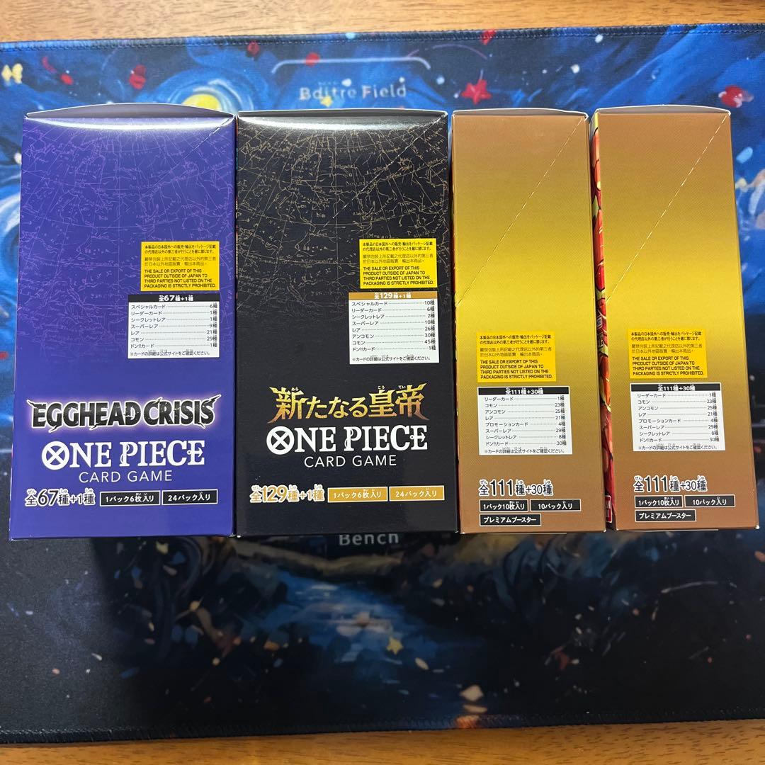 ワンピースカード 4BOXまとめ売り　テープ付　EGGHEAD CRISIS 他
