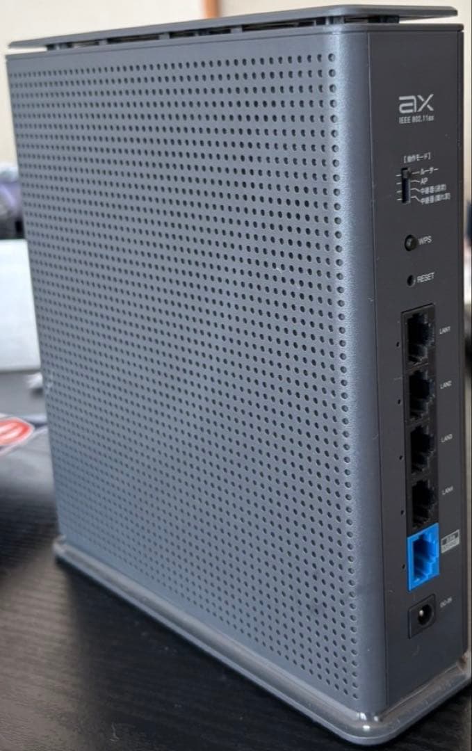 ELECOM 無線LANルーター 4ポート グレー