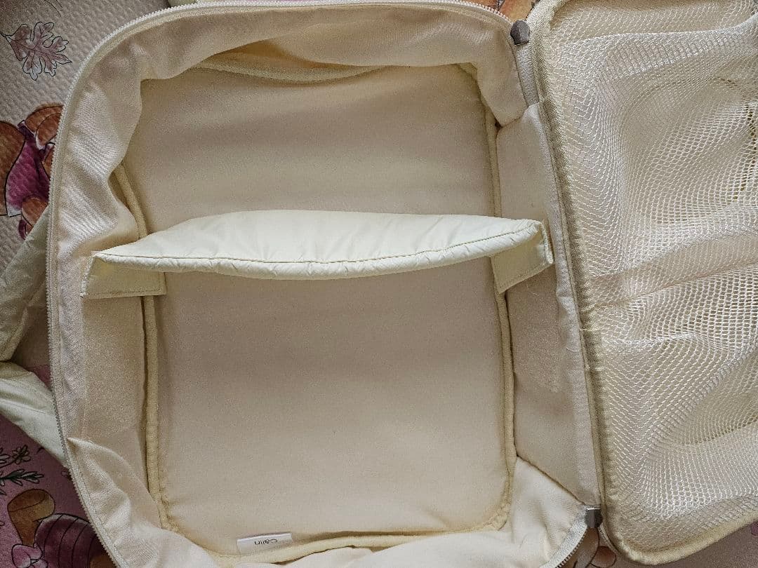 【calin】マザーズバッグ ダブルジッパー　マグネットタイプ